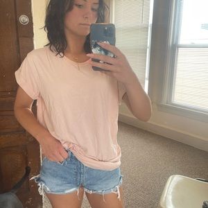 Long Light Pink Tshirt